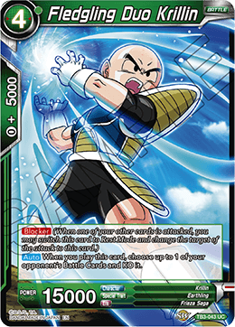 Fledgling Duo Krillin - Clash of Fates - Uncommon - TB3-043