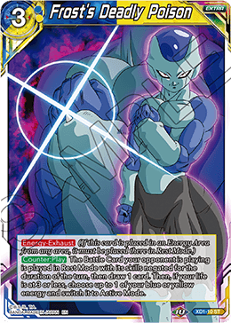 Frost's Deadly Poison - Assault of the Saiyans - Starter Rare - XD1-10