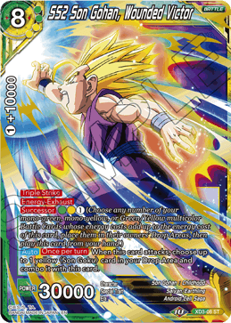 SS2 Son Gohan, Wounded Victor - Universal Onslaught - Starter Rare - XD3-08