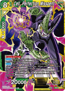 Cell, Perfection Misspent - Universal Onslaught - Starter Rare - XD3-09